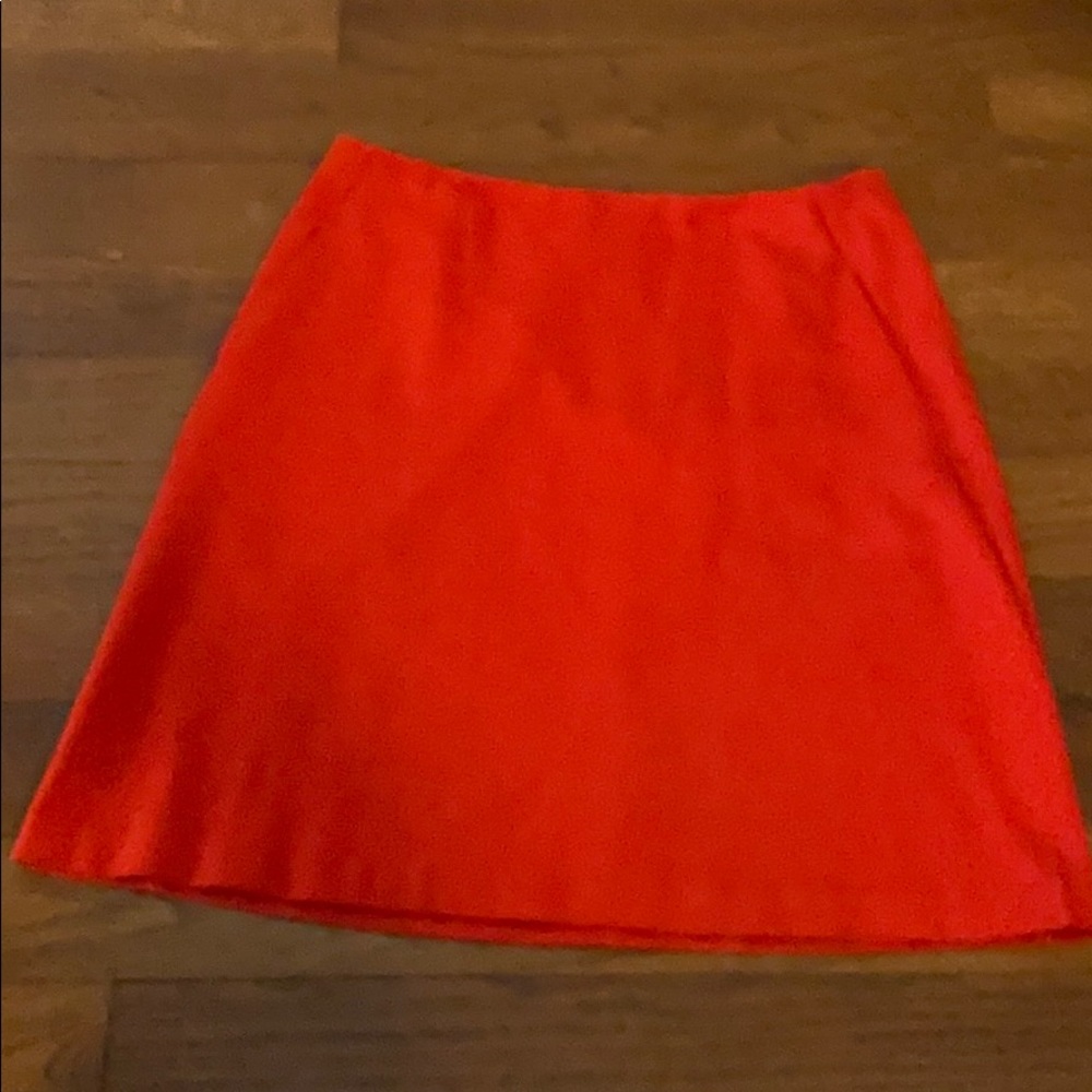 Orange red ponte skirt by cabi